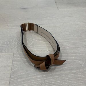 H&M Tan Women's Belt with Knot Detail